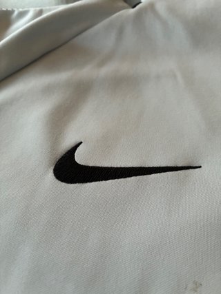 Sudadera PSG Nike Blanca Media Cremallera