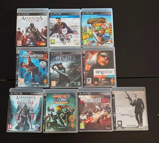 Lote PS3 completo: consola, mandos, juegos y más