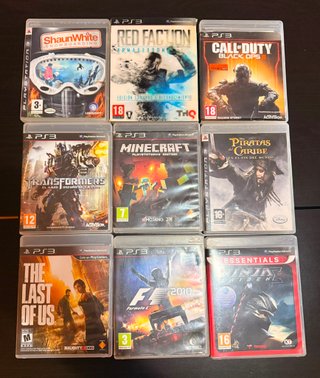 Lote PS3 completo: consola, mandos, juegos y más