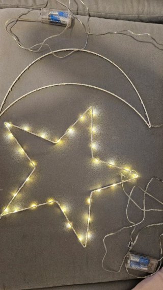 Luces LED Estrella y Luna Zara Home