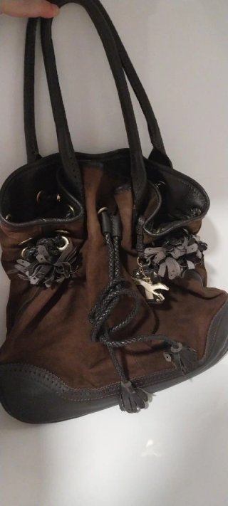 Bolso Bimba y Lola Marrón y Dorado
