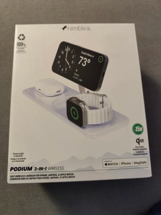 Cargador Inalámbrico Nimble 3 en 1