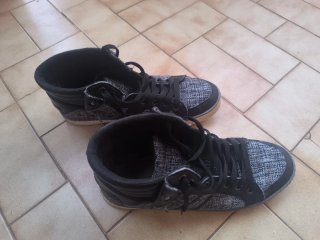 Botines Inside Negro/Gris