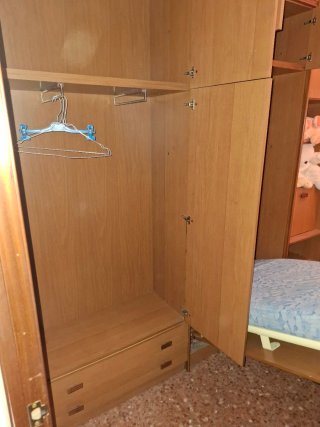 Mueble Armario con 2 Camas Abatibles 80cm