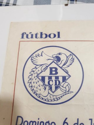 Cartel Fútbol Final Copa Cataluña 1969