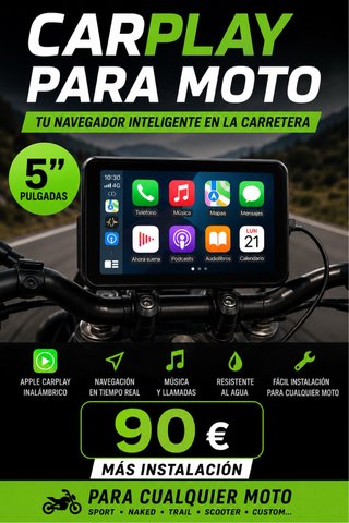 CarPlay para moto