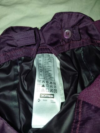 Conjunto Quechua Chaqueta y Pantalón T.10-11