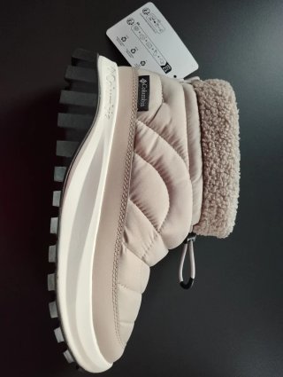 Botas Columbia Snowtrot Shorty Mujer Beige