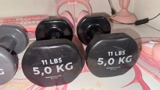 Set Mancuernas Vinilo Domyos 1kg-5kg