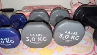 Set Mancuernas Vinilo Domyos 1kg-5kg