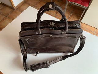 Maletín Piel Marrón Elegante