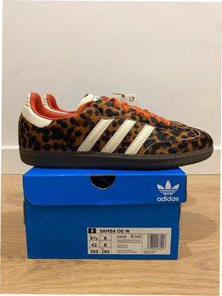 Adidas Samba OG Leopardo Rojo Talla 42