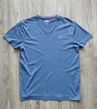 Camiseta hombre  Hollister Azul Talla M