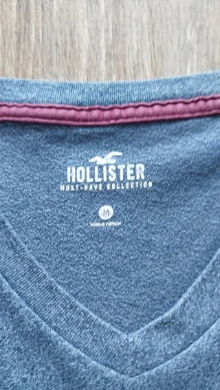 Camiseta hombre  Hollister Azul Talla M