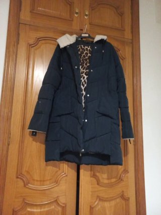 Plumífero azul marino talla XL