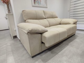 Sofá de 2 plazas beige