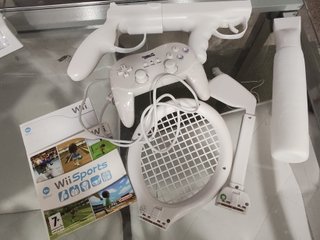 Consola Wii Blanca + Accesorios + 2 cargad.dobles
