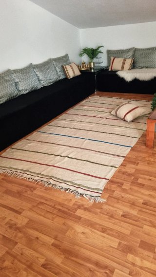 Tappeto berbero fatto a mano in lana