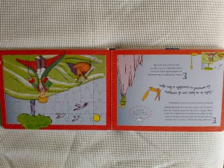 Libro con puzzles El Principito