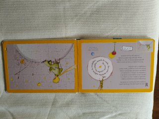 Libro con puzzles El Principito