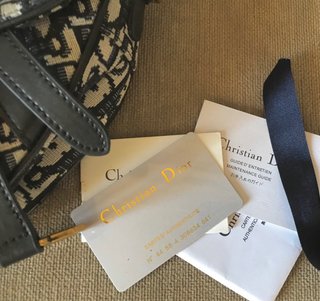 Bolso Dior Saddle Beige y Negro