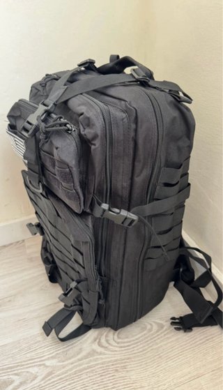 Mochila Táctica Negra 50L