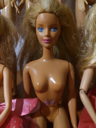 Lote 9 Barbie, anni '90. In condizioni accettabili