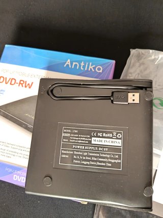Antika Lector Grabador DVD-RW USB 3.0