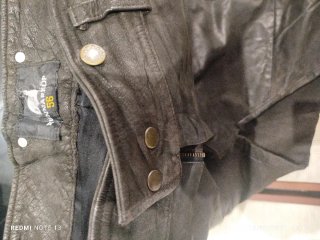 Pantaloni uomo pelle caccia marroni