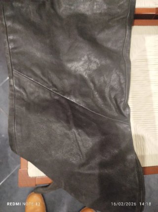Pantaloni uomo pelle caccia marroni