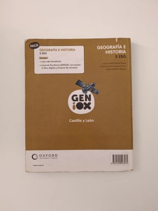 Libro de Geografía e Historia 3 ESO Geniox
