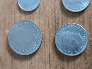 Lote de monedas antiguas de Pesetas