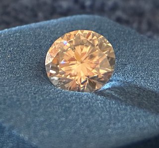 Moissanite Simulante 1 Ct Rotondo Brillante