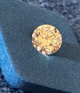 Moissanite Simulante 1 Ct Rotondo Brillante