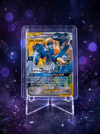 Carta Pokémon Lucario & Melmetal GX TAG TEAM