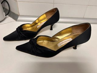 Zapatos de fiesta Pilar Burgos negros talla 37