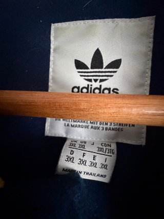 Chaqueta Adidas Real Madrid VRCT Azul/Amarillo