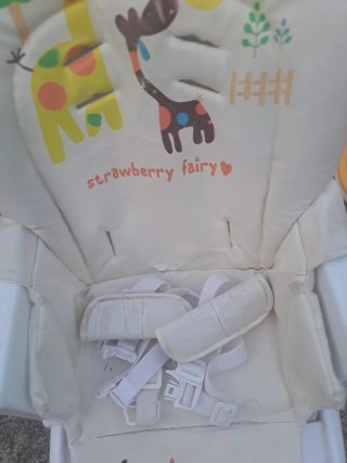 Trona infantil con estampado de jirafas