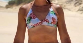Bikini de piñas reversible