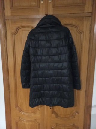 Plumífero negro talla XL