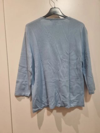 Blusa de punto Dressbarn azul talla M