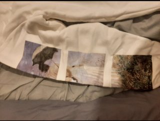 Sudadera Blanca con Estampado