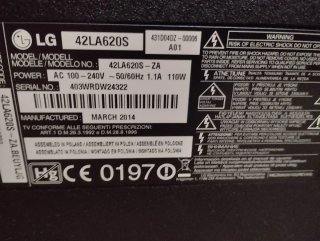 Smart TV LG 42 Full HD 42LA620S.Mando incluido.