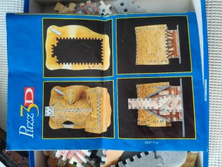 Puzzle 3D Casa Blancanieves MB Disney