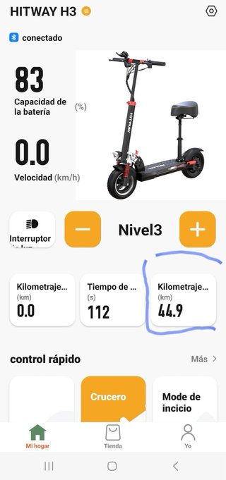 Patinete Eléctrico HITWAY H3