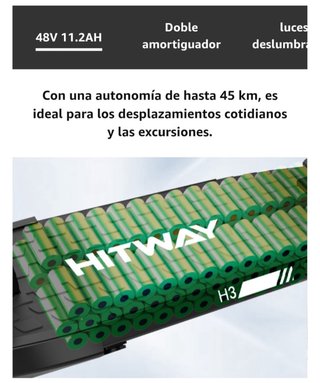Patinete Eléctrico HITWAY H3
