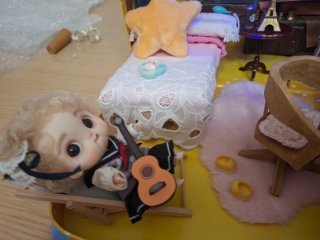 Maletín Casa de Muñecas Dormitorio