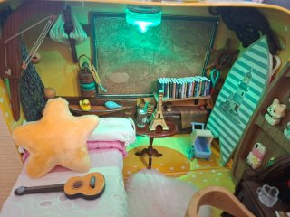 Maletín Casa de Muñecas Dormitorio