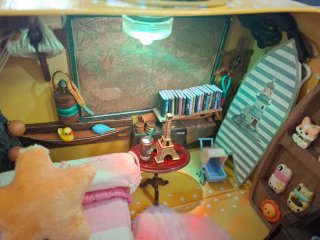 Maletín Casa de Muñecas Dormitorio