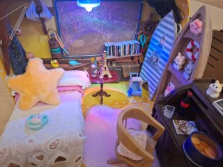 Maletín Casa de Muñecas Dormitorio
